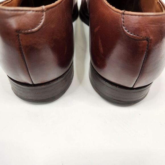 Polo Ralph Lauren Mens Benchmade In England Cap Toe Oxford Lace Up Shoes 9 D - Picture 7 of 9